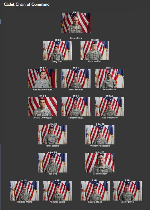 ROTC Chain of Commands